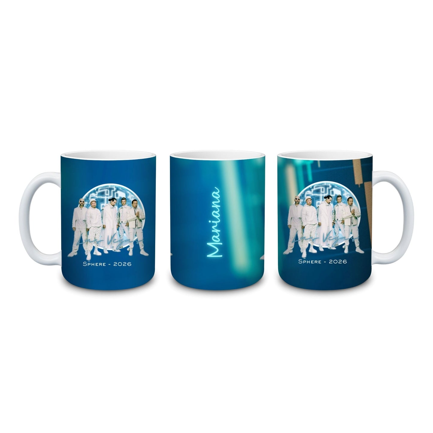 Backstreet Boys Sphere Tour Mug – 2025 & 2026 Editions (Personalized, 12oz)
