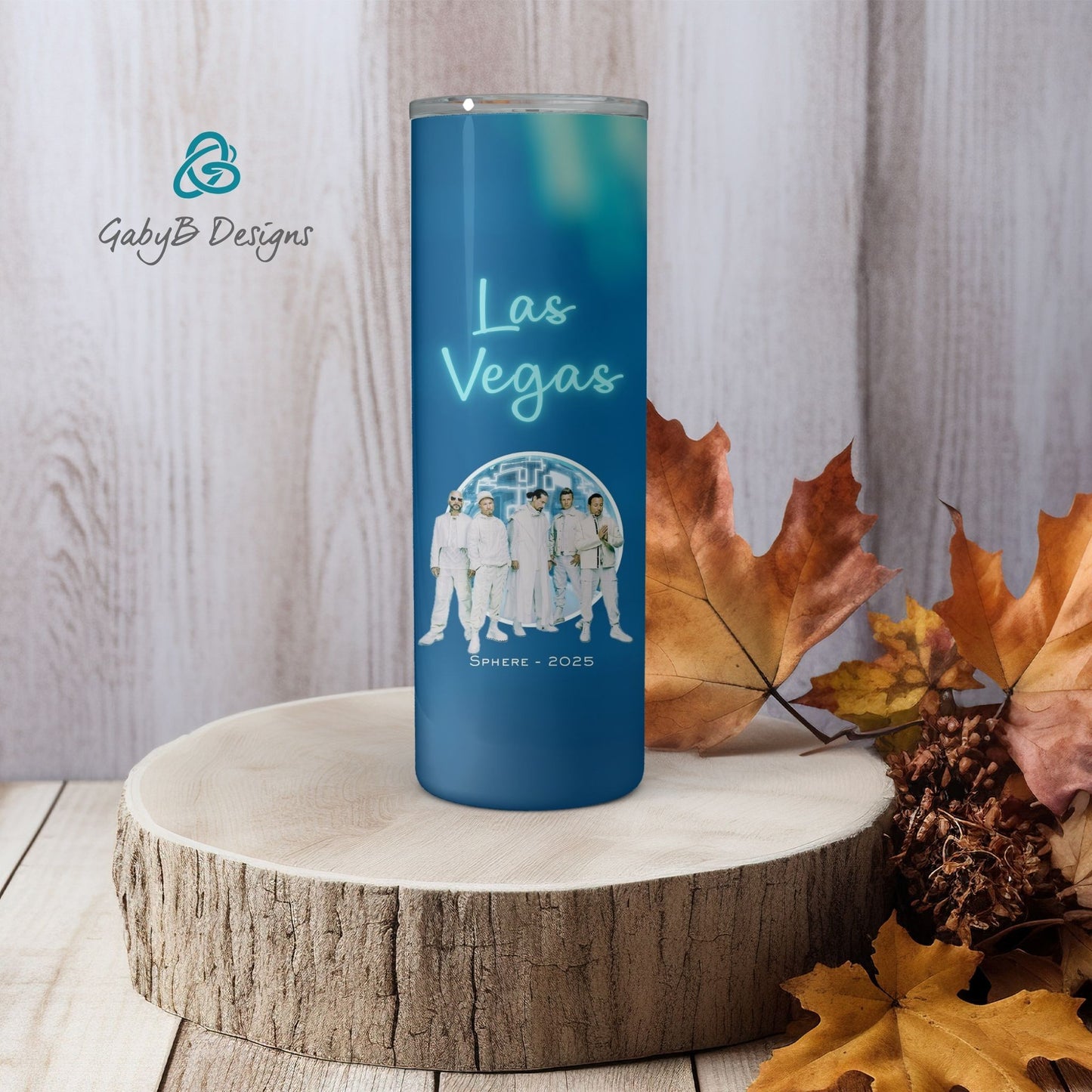 Backstreet Boys Sphere Tour Skinny Tumbler 2025/2026 – Personalized Name – 20oz Insulated