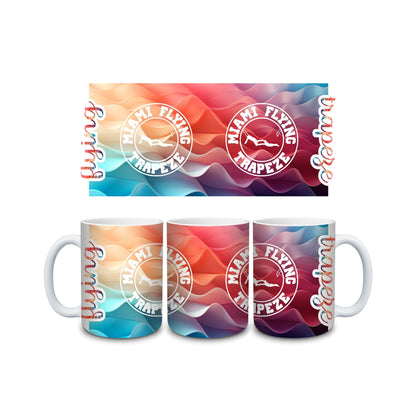 Miami Flying Trapeze 15oz Mug – Colorful Sublimated Ceramic Mug