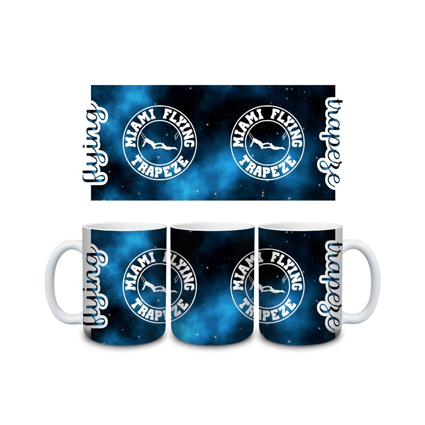 Miami Flying Trapeze 15oz Mug – Colorful Sublimated Ceramic Mug