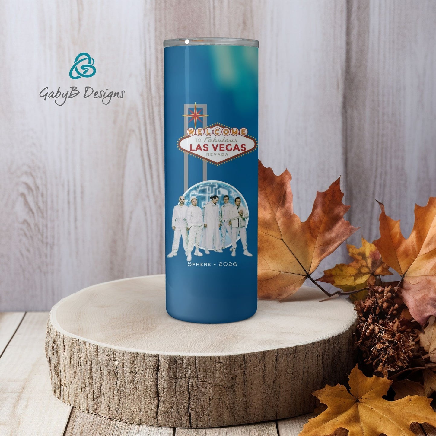 Backstreet Boys Sphere Tour Skinny Tumbler 2025/2026 – Personalized Name – 20oz Insulated