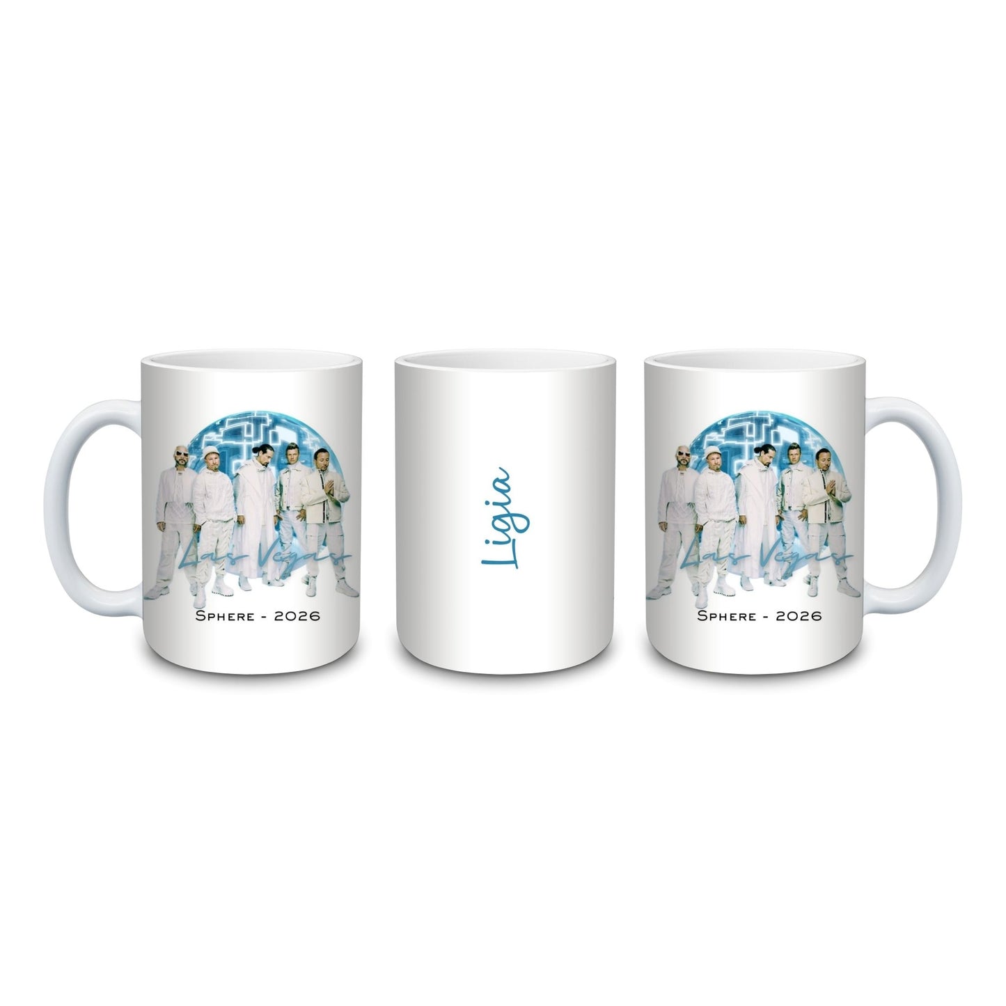 Backstreet Boys Sphere Tour Mug – 2025 & 2026 Editions (Personalized, 12oz)