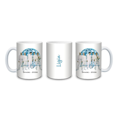 Backstreet Boys Sphere Tour Mug – 2025 & 2026 Editions (Personalized, 12oz)