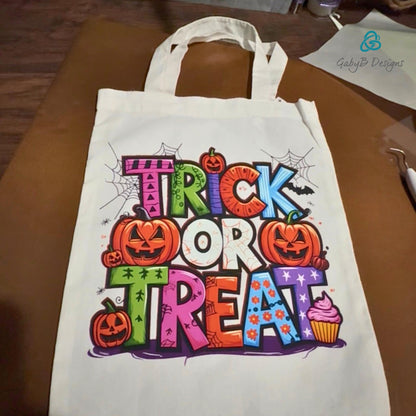 Glow-in-the-Dark Trick-or-Treat Bag – Personalized Halloween Candy Tote