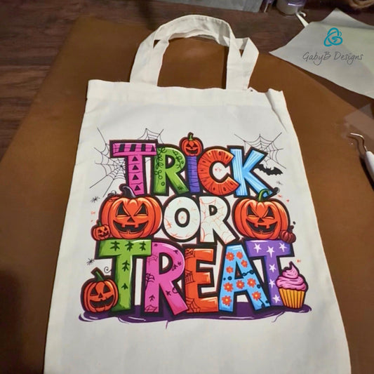 Glow-in-the-Dark Trick-or-Treat Bag – Personalized Halloween Candy Tote