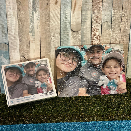 Custom Personalized Photo Puzzle – 80, 120 & 300 Piece Custom Jigsaw Gift