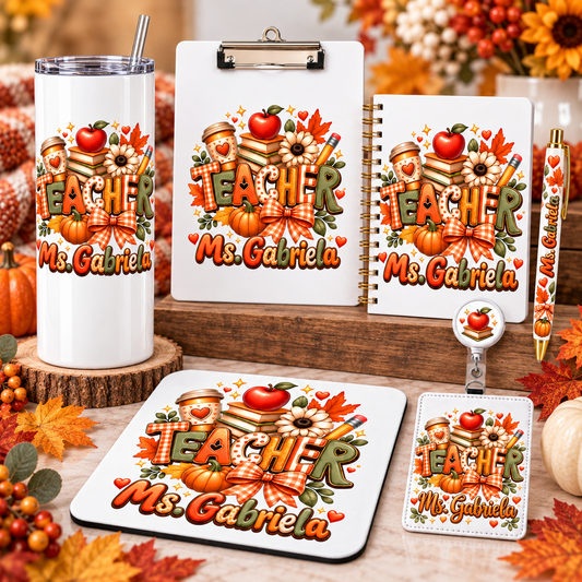 Build your own personalized Autumn Teacher gift bundle