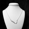 flying trapeze necklace - layout