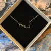 flying trapeze necklace layout