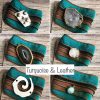 turquoise-and-leather-bracelets